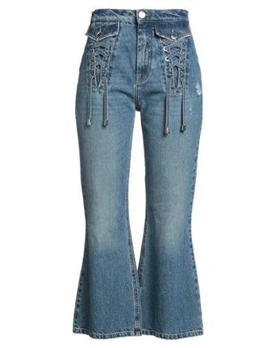 Pinko Denim Woman Jeans Blue Size 10 Cotton