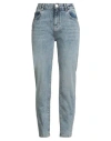 Pinko Denim Woman Jeans Blue Size 30 Cotton, Polyester, Elastane In Blue