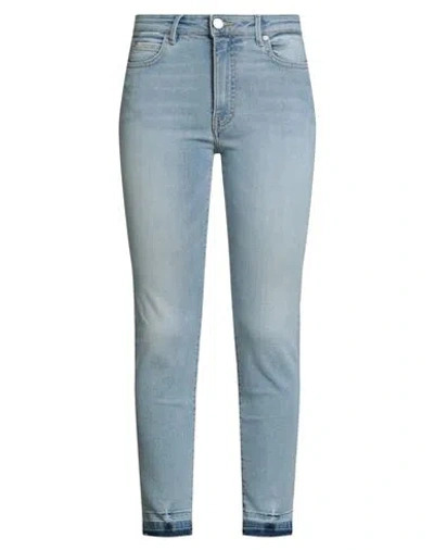 Pinko Denim Woman Jeans Blue Size 30 Cotton, Polyester, Viscose, Elastane In Multi