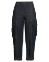 Pinko Denim Woman Jeans Blue Size 8 Cotton, Lyocell, Elastane In Blue
