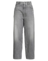 Pinko Denim Woman Jeans Grey Size 31 Cotton, Lyocell In Gray