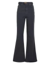 Pinko Flared Jeans Denim Black In Limo Black