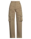 Pinko Denim Woman Jeans Military Green Size 28 Cotton In Green
