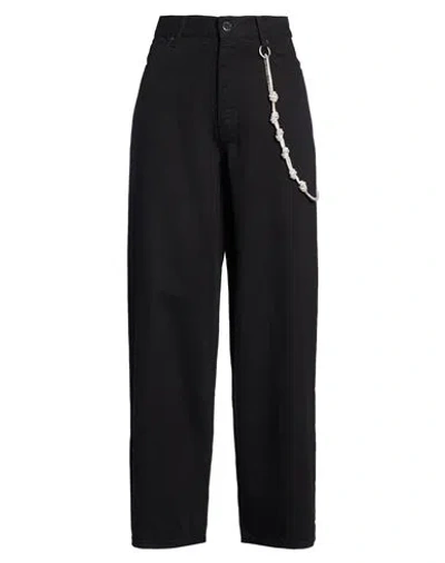 Pinko Denim Woman Pants Black Size 28 Lyocell, Cotton