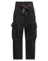 Pinko Denim Woman Pants Black Size 8 Cotton