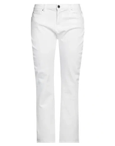 PINKO PINKO DENIM WOMAN PANTS WHITE SIZE 30 COTTON, VISCOSE, LYOCELL, ELASTOMULTIESTER, ELASTANE