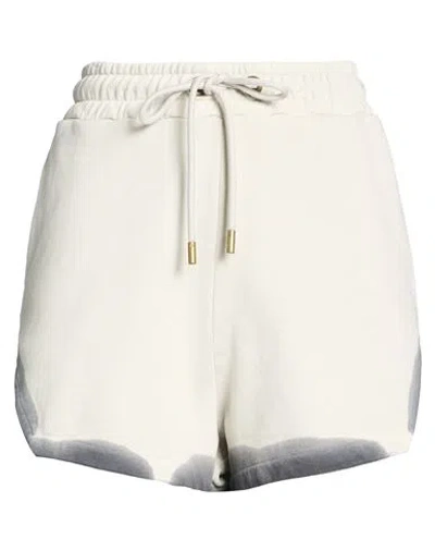 Pinko Denim Woman Shorts & Bermuda Shorts Beige Size Xxs Cotton In Neutral