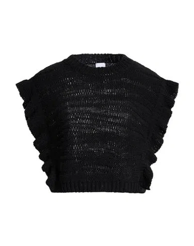 Pinko Denim Woman Sweater Black Size Xs Cotton, Polyester, Viscose