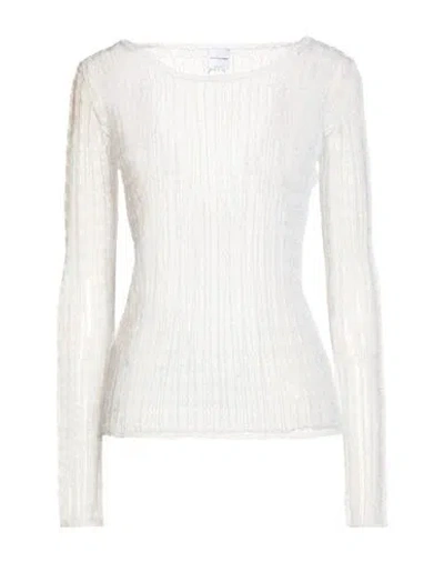 Pinko Denim Woman Sweater White Size S Polyester
