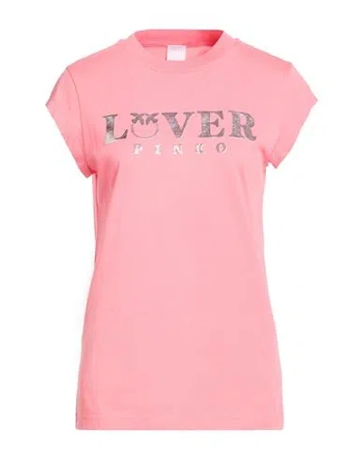 Pinko Denim Woman T-shirt Pink Size M Cotton