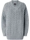 Pinko Devon Rex Sweater In Grau