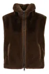 Pinko Brown Polyester Clothing Jackets In Brown