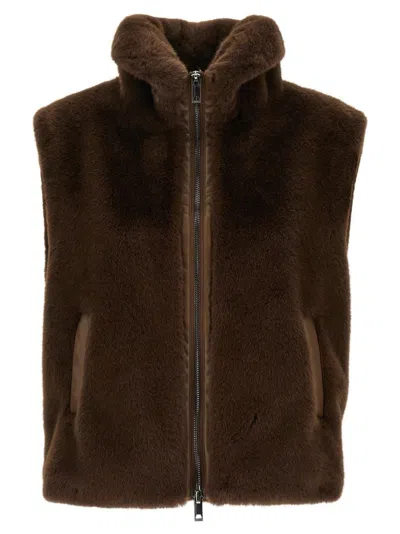 Pinko 'deyn' Vest In Brown