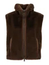 Pinko Brown Polyester Clothing Jackets In Brown