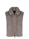 Pinko 'deyn' Fur-effect Vest In Neutral
