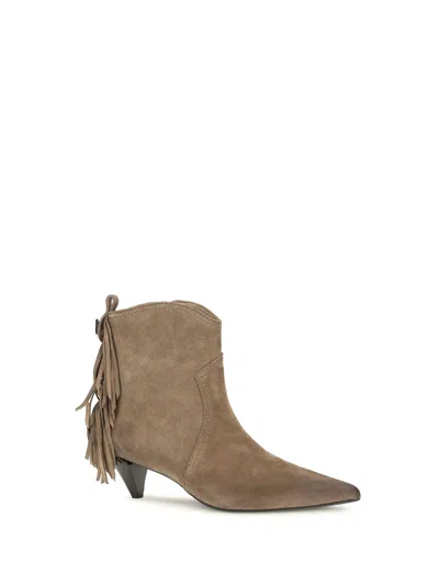 Pinko Boots Woman Color Tobacco In Brown