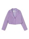 Pinko Dingle-breasted Blazer In Purple