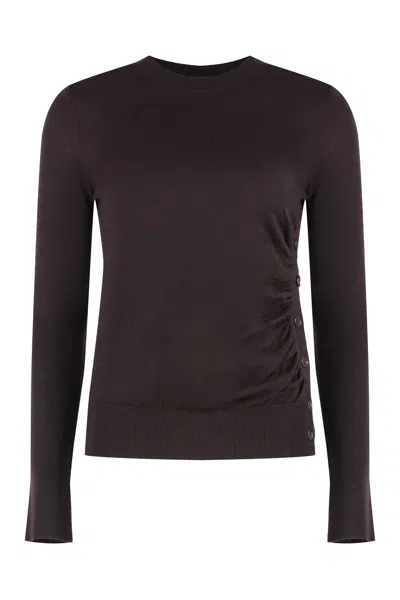 PINKO PINKO DIRASPATURA CREW-NECK WOOL SWEATER