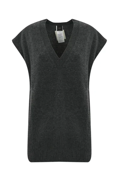 PINKO DISCIPLINARE VEST IN WOOL AND CASHMERE