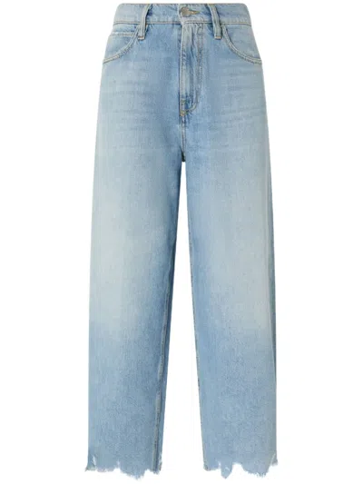 Pinko Distressed Jeans In Lavaggio Bleach Chiaro
