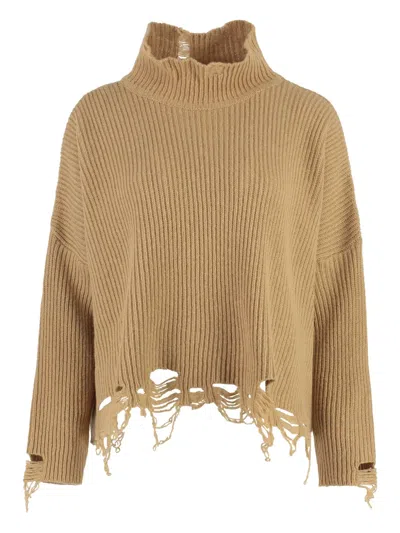 PINKO DISTRESSED SWEATER