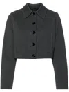 Pinko Doccia Single-breasted Jacket In Gray