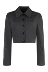 Pinko Doccia Single-breasted Jacket In Grey