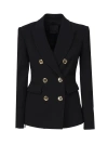 PINKO DOUBLE-BREASTED BLAZER METAL BUTTONS