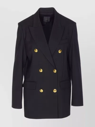 PINKO DOUBLE BREASTED JACKET GOLD TONE BUTTONS