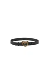 Pinko Fine Ceinture Avec Boucle Love Birds 1 Cm In Black