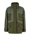 Pinko 'voltaire' Green Jacket With High Neck In Green