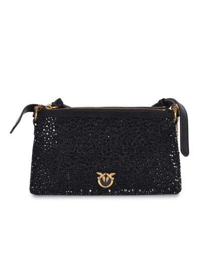 Pinko "double Mini" Bag In Black