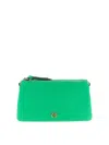 Pinko Double Mini Crossbody Bag In Green