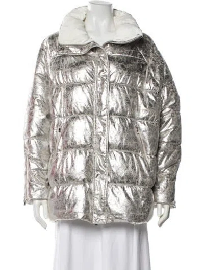 Pre-owned Pinko Down Coat In Multi