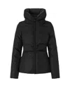 Pinko Down Jacket With High Collar In Black