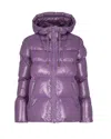 Pinko Piumino Caban Crystal Nylon Viola In Purple
