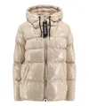 Pinko Eleodoro Padded Jacket In Beige