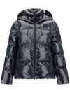 Pinko Black Indice Down Jacket In Black