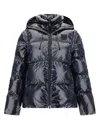Pinko Black Indice Down Jacket In Black