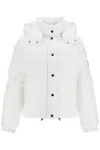 Pinko 'down Jacket With Logo Patch In White