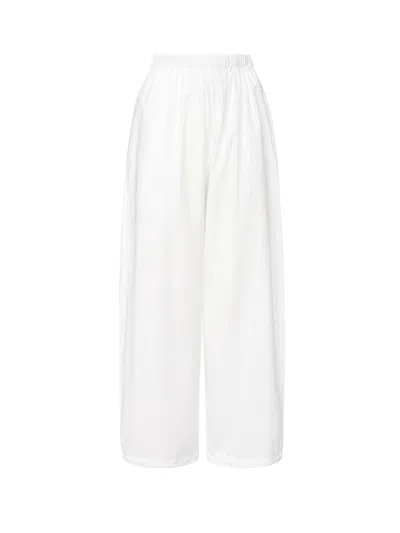 Pinko Drawstring Balloon Pants In White