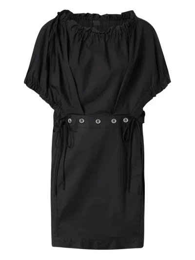 PINKO DRAWSTRING-DETAIL MINIDRESS