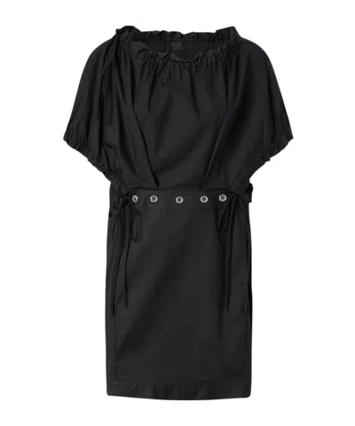 PINKO DRAWSTRING-DETAIL MINIDRESS
