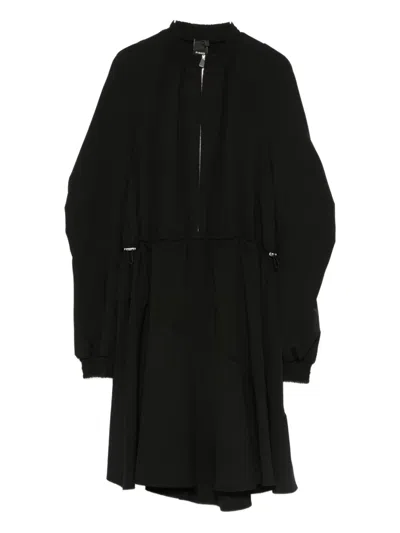 Pinko Drawstring Dress In Black