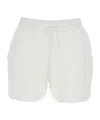 Pinko Drawstring Embroidered Shorts In White