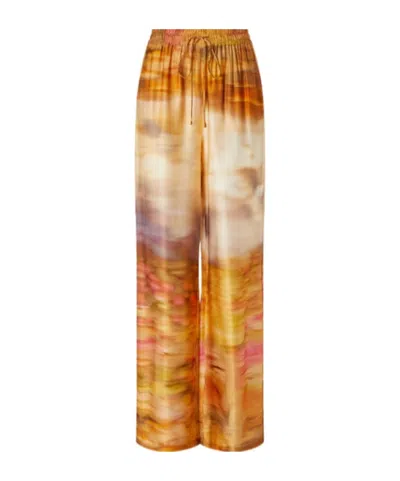 PINKO PINKO DRAWSTRING STRAIGHT-LEG TROUSERS