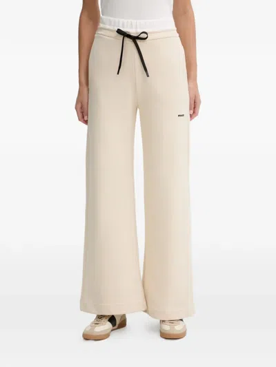 Pinko Drawstring Trousers In Neutral