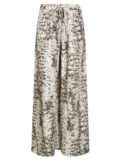 Pinko Drawstring-waist Trousers In Neutral