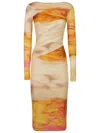 Pinko Beggin Dress In Multicolour
