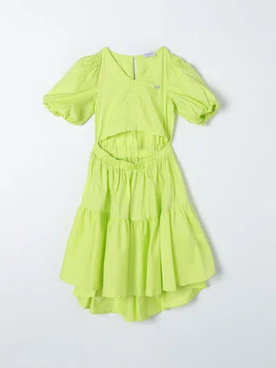 Pinko Dress  Kids Kids Color Green